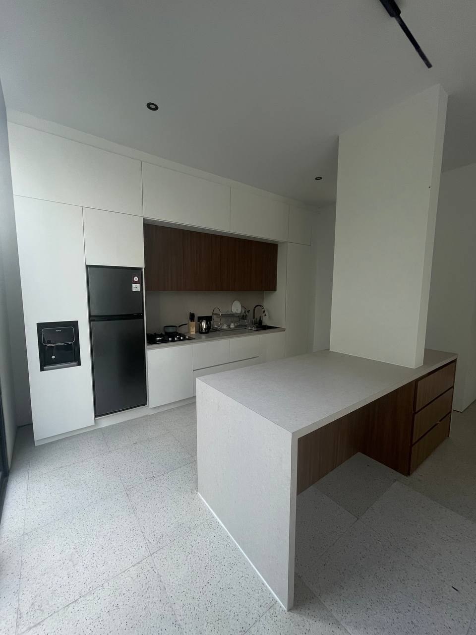 Aquamarine townhouse after renovation photo